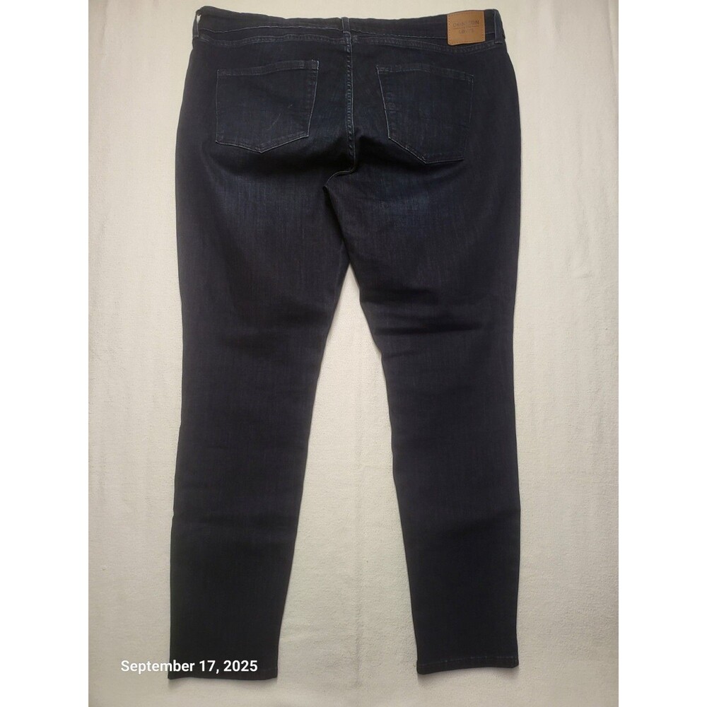 Denizen Dark Wash Skinny Jeans Womens Blue Sz 18m EUC - Picture 8 of 8